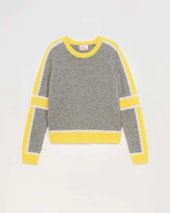 Pull Col Rond Bandes Tricolore*FROM FUTURE New