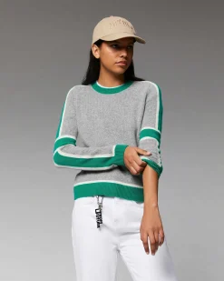 Pull Col Rond Bandes Tricolore*FROM FUTURE New