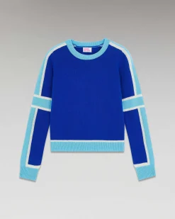 Pull Col Rond Bandes Tricolore*FROM FUTURE New