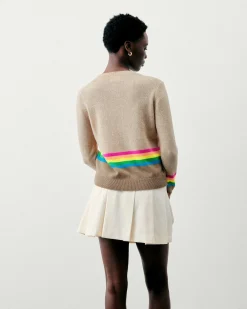 Pull Col Rond Bas A Bandes Multicolores*FROM FUTURE Discount