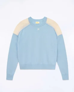 Pull Col Rond Bicolore Et Broderie*FROM FUTURE Sale