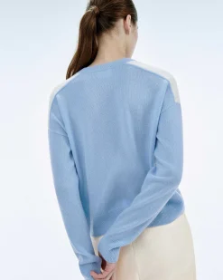 Pull Col Rond Bicolore Et Broderie*FROM FUTURE Discount