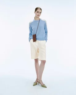 Pull Col Rond Bicolore Et Broderie*FROM FUTURE Discount