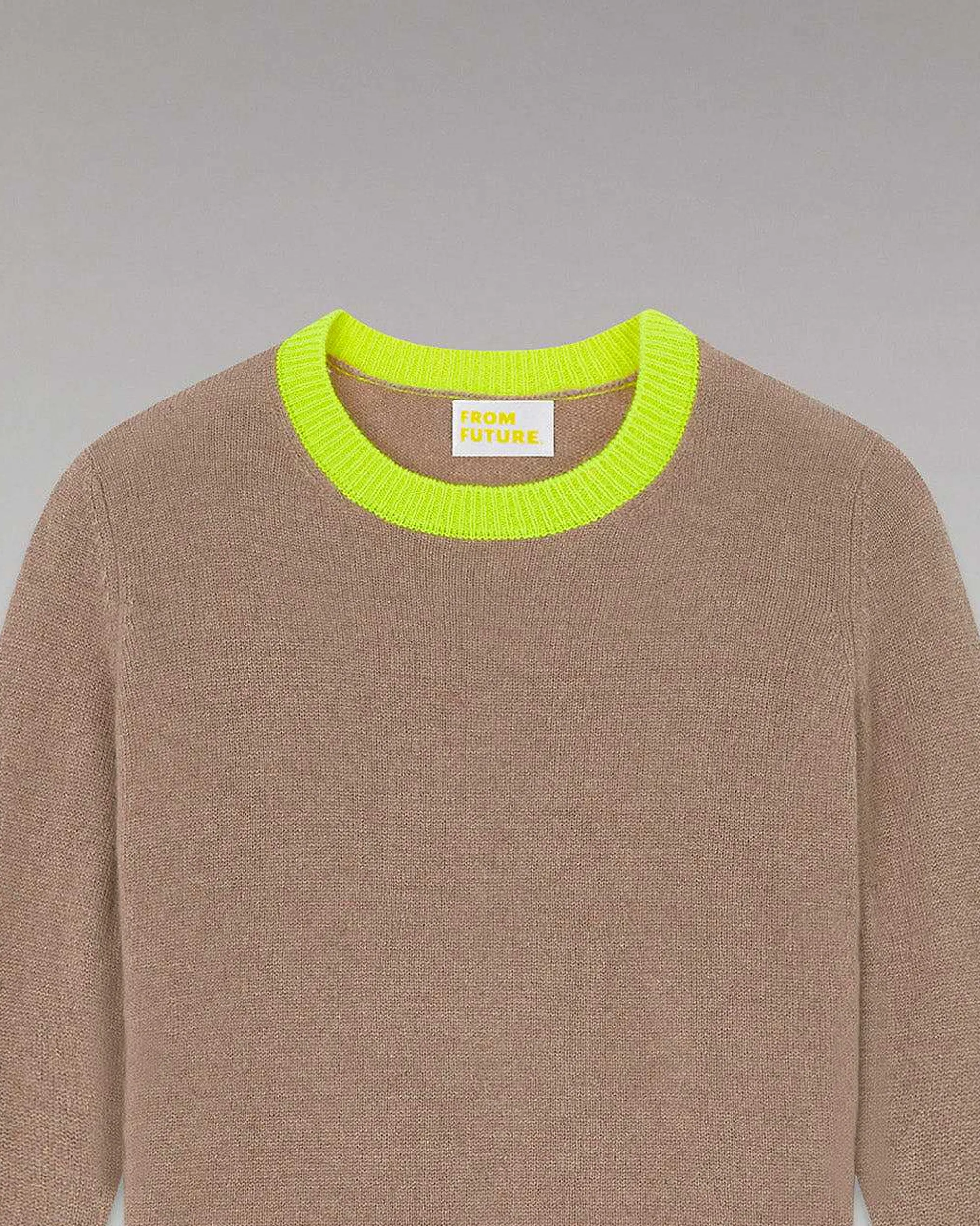 Pull Col Rond Bicolore Leger*FROM FUTURE Hot