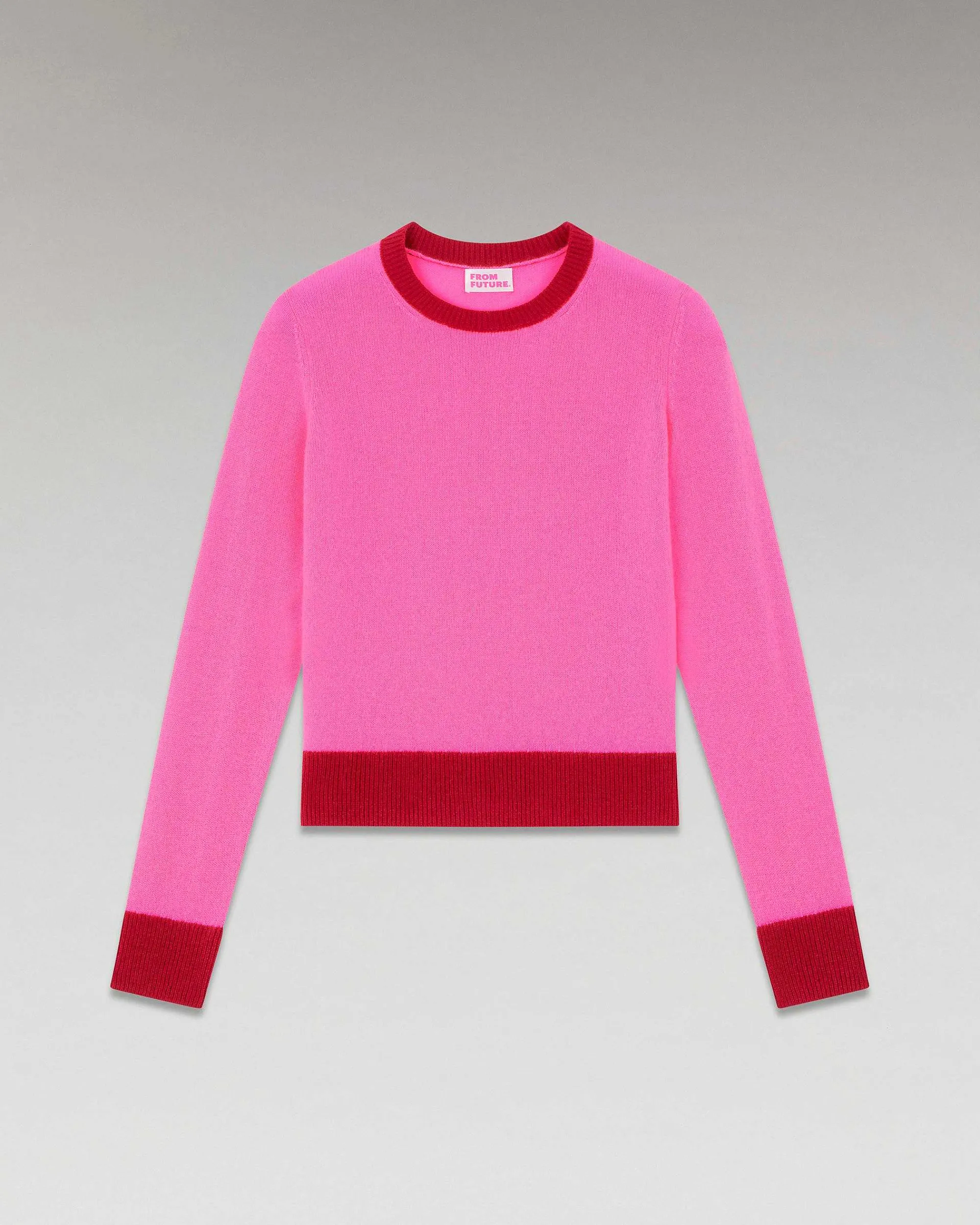 Pull Col Rond Bicolore Leger*FROM FUTURE