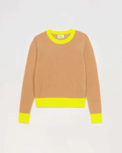 Pull Col Rond Bicolore Leger*FROM FUTURE Clearance