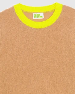 Pull Col Rond Bicolore Leger*FROM FUTURE Clearance