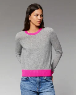 Pull Col Rond Bicolore Leger*FROM FUTURE Sale