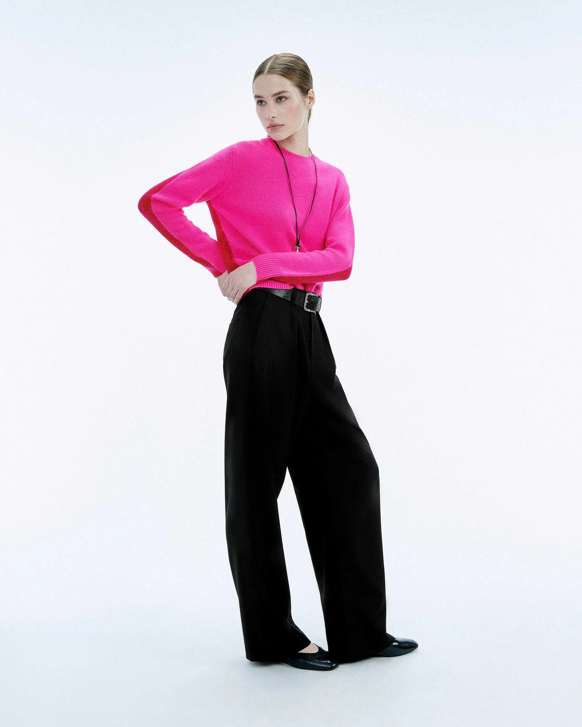 Pull Col Rond Biface*FROM FUTURE Outlet