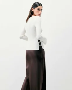 Pull Col Rond Bijoux Cotes*FROM FUTURE Sale