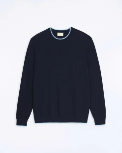 Pull Col Rond Bord Contraste*FROM FUTURE New