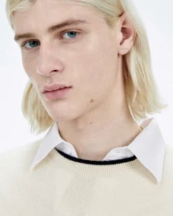 Pull Col Rond Bord Contraste*FROM FUTURE