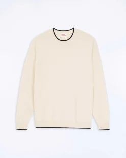 Pull Col Rond Bord Contraste*FROM FUTURE New