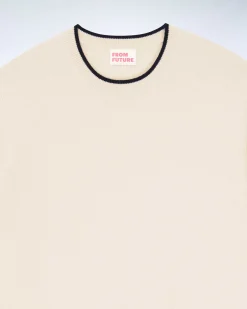Pull Col Rond Bord Contraste*FROM FUTURE New