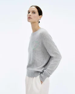 Pull Col Rond Coeur Brode*FROM FUTURE Discount