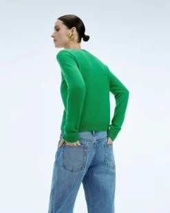 Pull Col Rond Coeur Broderie Future Light*FROM FUTURE