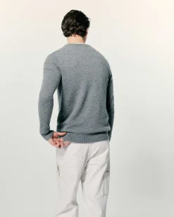 Pull Col Rond Coeur Brode*FROM FUTURE Online