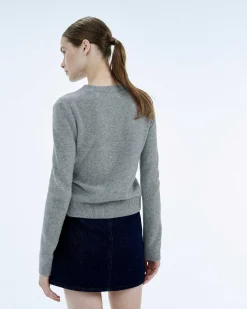 Pull Col Rond Coeur Broderie Future Light*FROM FUTURE Online