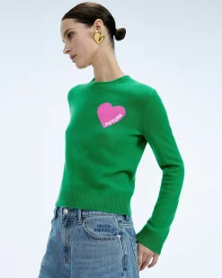 Pull Col Rond Coeur Broderie Future Light*FROM FUTURE Online