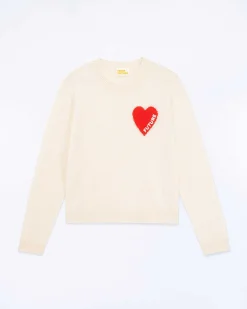 Pull Col Rond Coeur Broderie Future Light*FROM FUTURE Outlet