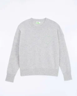 Pull Col Rond Coeur Brode*FROM FUTURE Hot