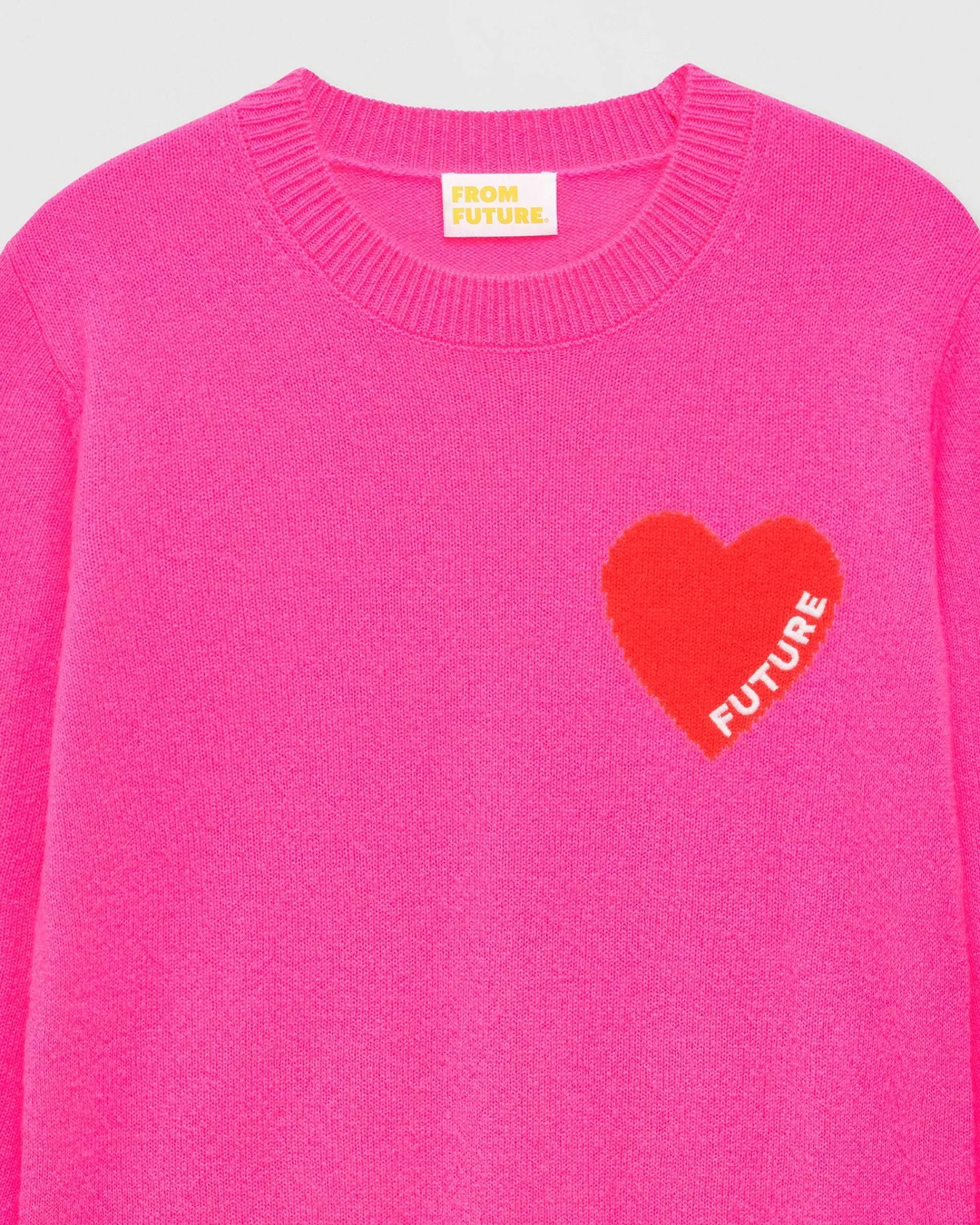 Pull Col Rond Coeur Leger*FROM FUTURE New