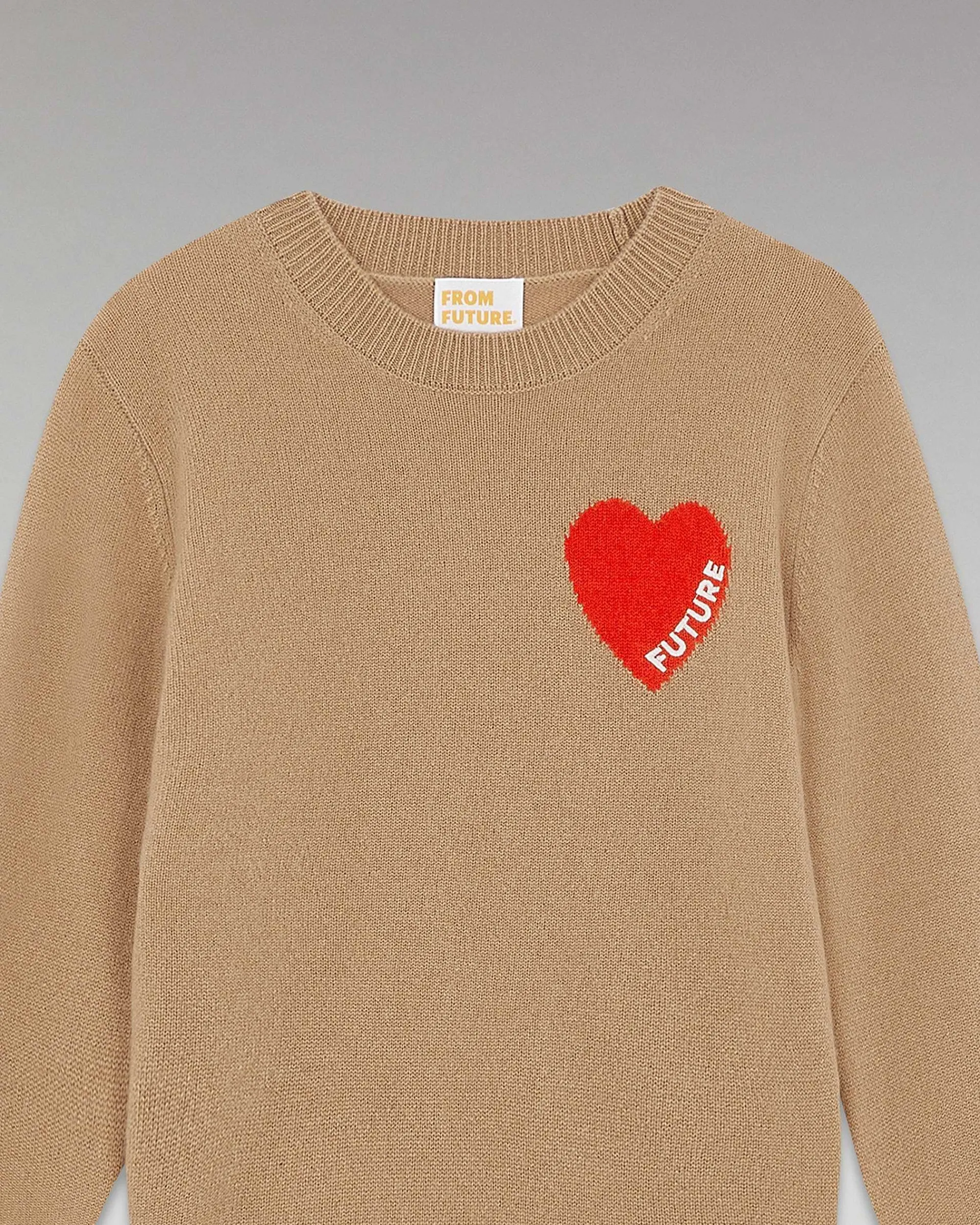 Pull Col Rond Coeur Leger*FROM FUTURE New
