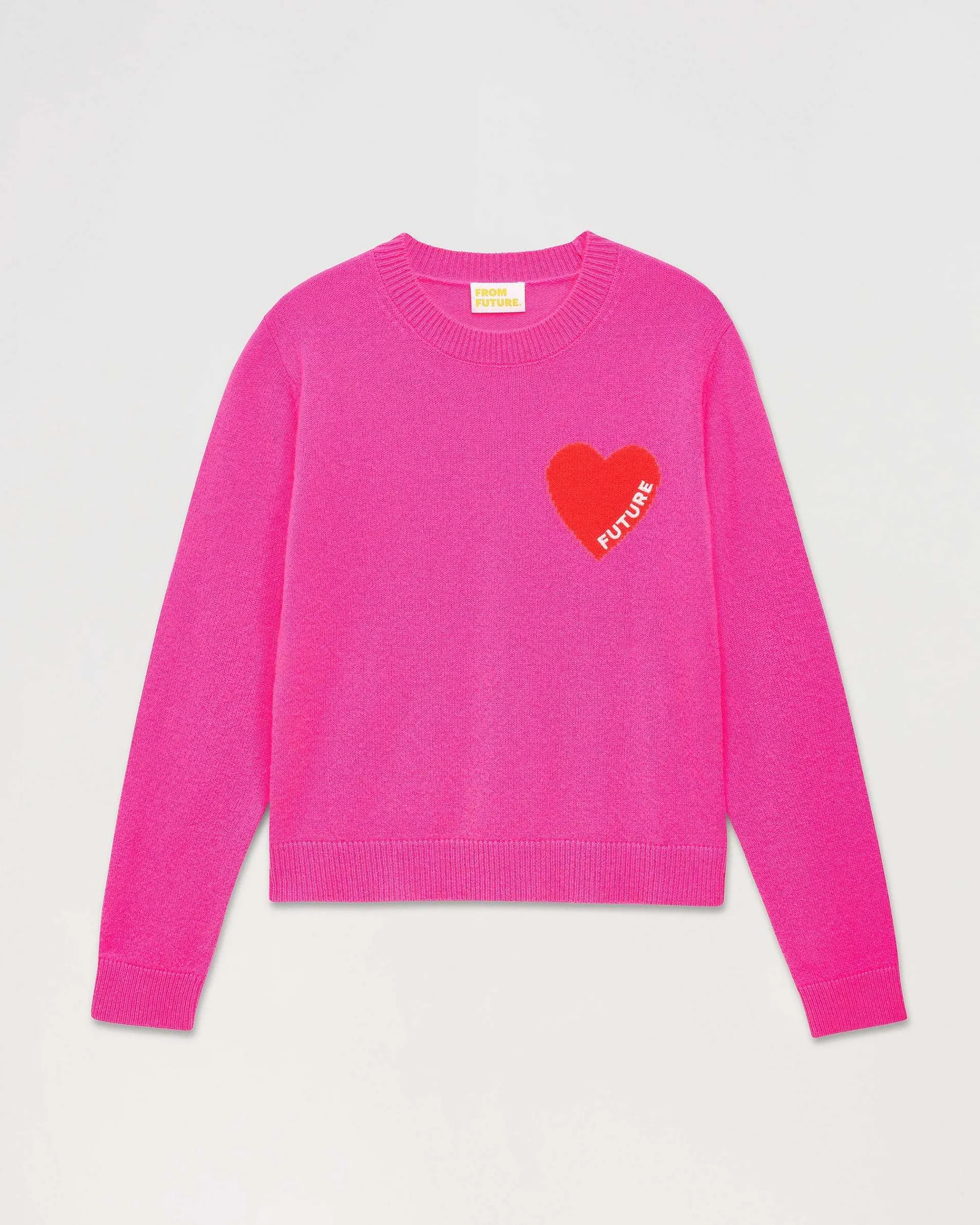 Pull Col Rond Coeur Leger*FROM FUTURE Sale