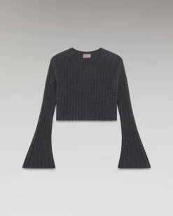 Pull Col Rond Court Manches Evasees*FROM FUTURE Best