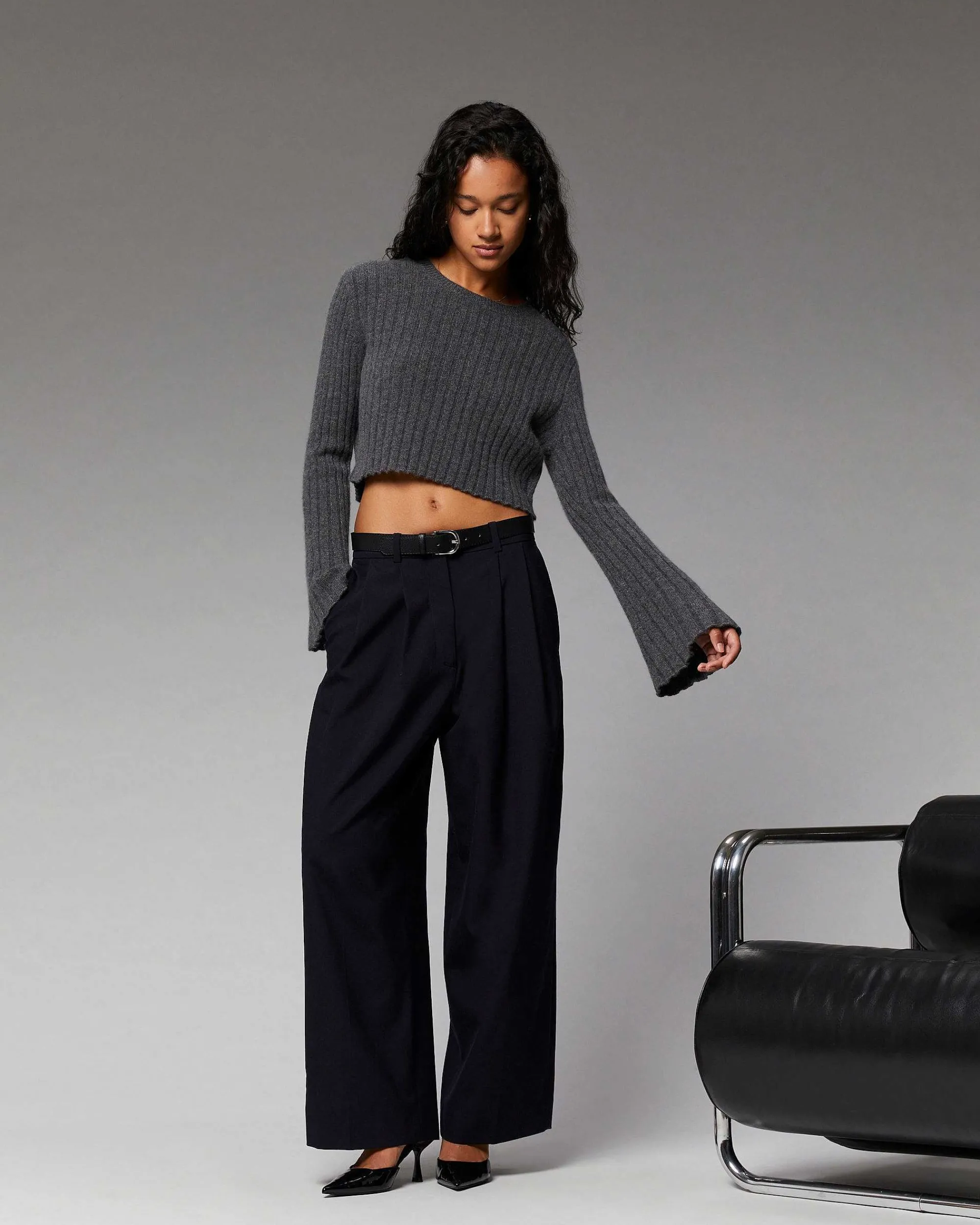 Pull Col Rond Court Manches Evasees*FROM FUTURE Online