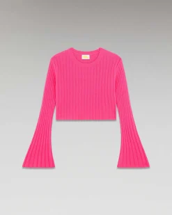 Pull Col Rond Court Manches Evasees*FROM FUTURE Outlet