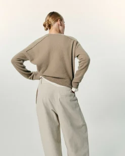 Pull Col Rond Coutures Apparentes*FROM FUTURE Clearance