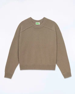 Pull Col Rond Coutures Apparentes*FROM FUTURE Clearance