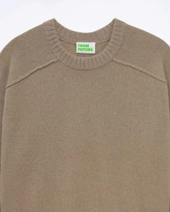 Pull Col Rond Coutures Apparentes*FROM FUTURE New