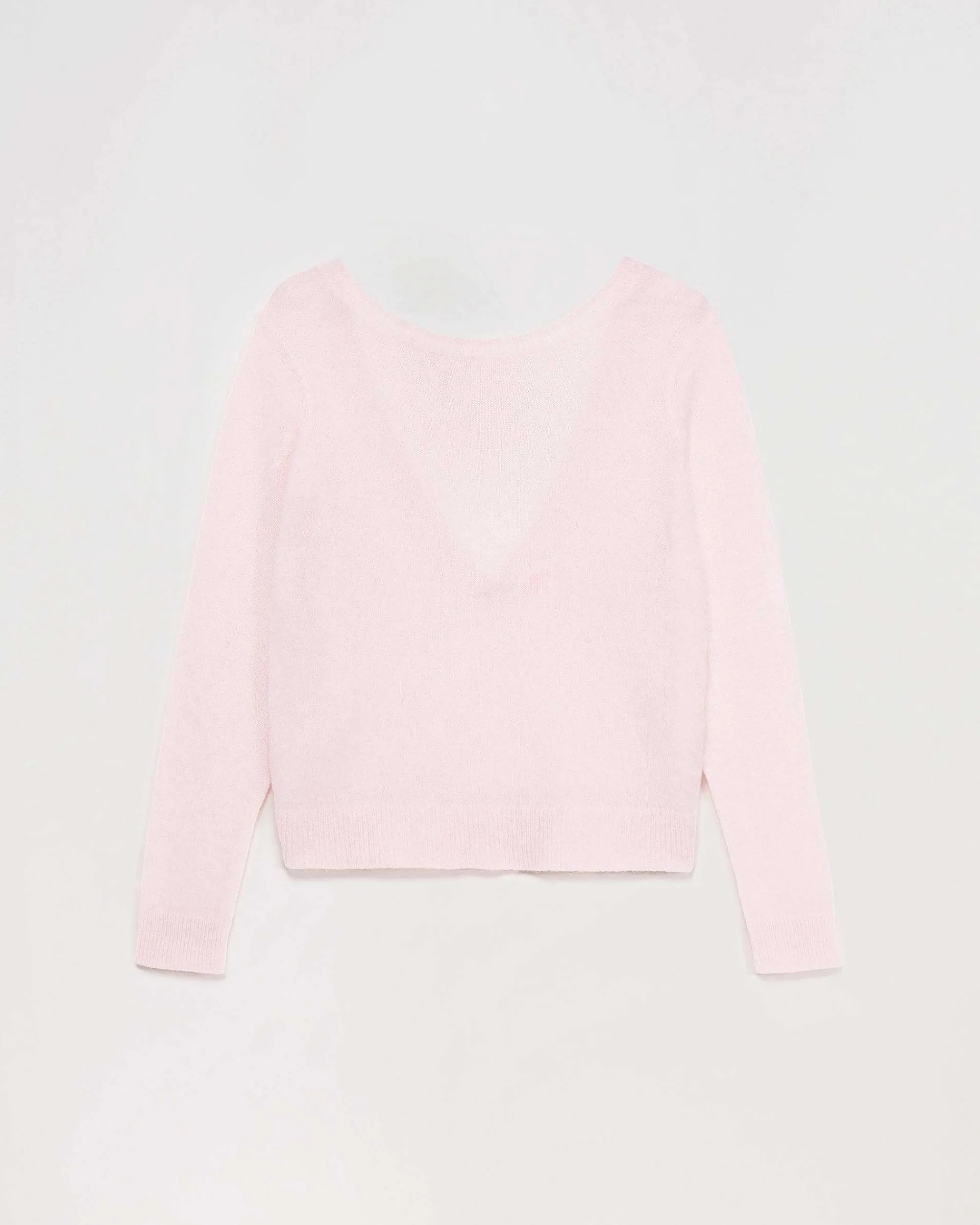 Pull Col Rond Dos Nu Leger*FROM FUTURE New