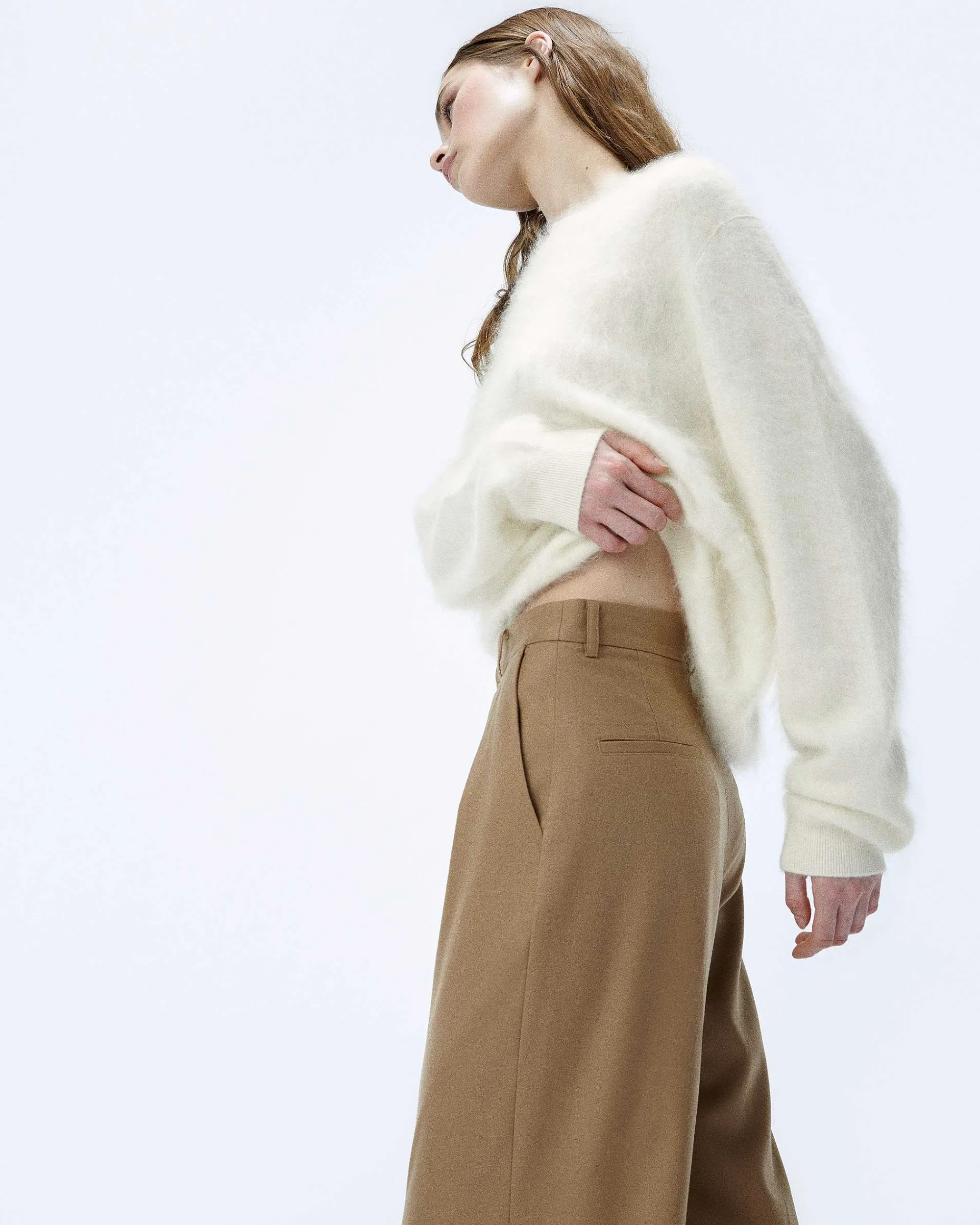 Pull Col Rond En Cachemire Brosse*FROM FUTURE Best