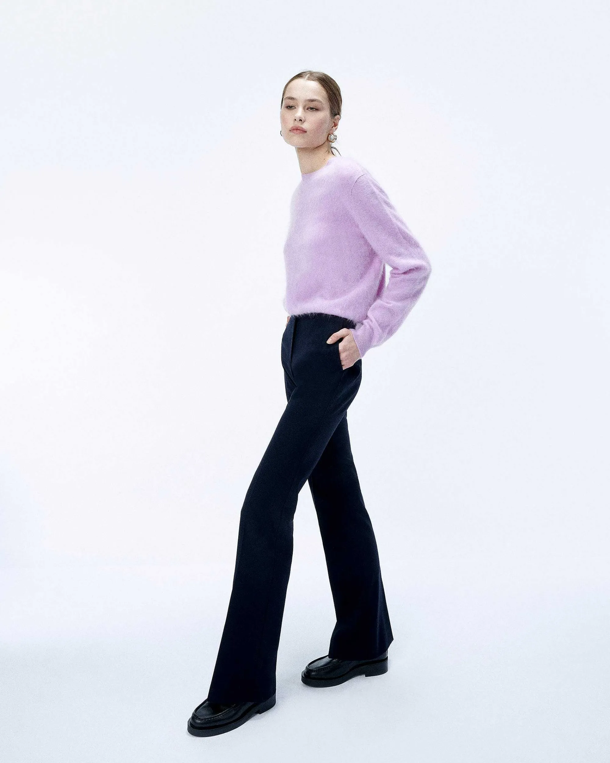 Pull Col Rond En Cachemire Brosse*FROM FUTURE Discount