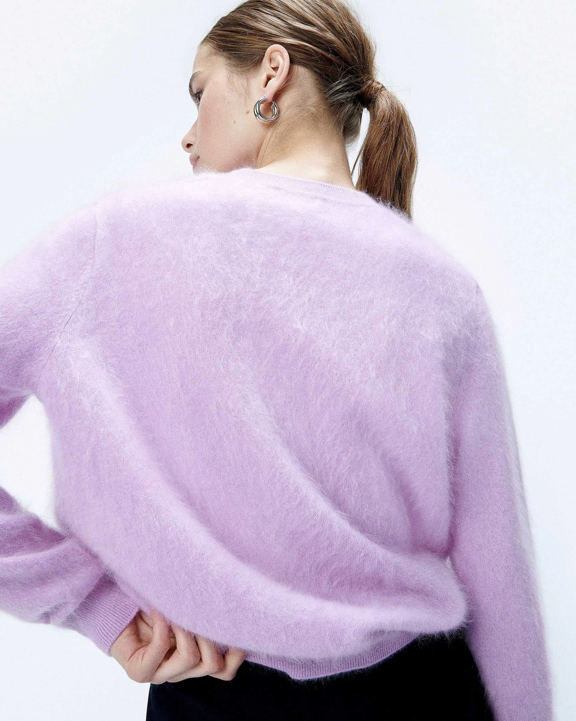 Pull Col Rond En Cachemire Brosse*FROM FUTURE Discount