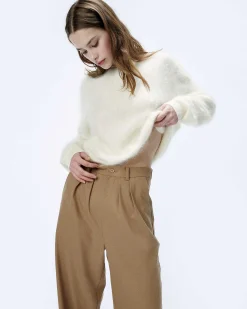 Pull Col Rond En Cachemire Brosse*FROM FUTURE Clearance