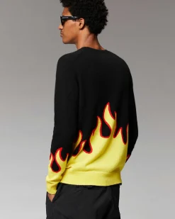 Pull Col Rond Flammes*FROM FUTURE