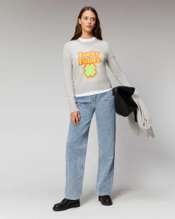 Pull Col Rond Lucky Future Leger*FROM FUTURE Sale