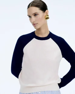 Pull Col Rond Manches Contrastees*FROM FUTURE Discount