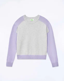 Pull Col Rond Manches Contrastees*FROM FUTURE New