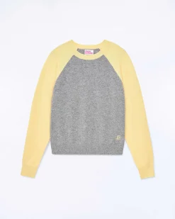 Pull Col Rond Manches Contrastees*FROM FUTURE Hot