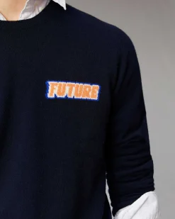 Pull Col Rond Motif Future*FROM FUTURE Best