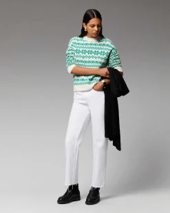 Pull Col Rond Norvegien Bicolore*FROM FUTURE Sale