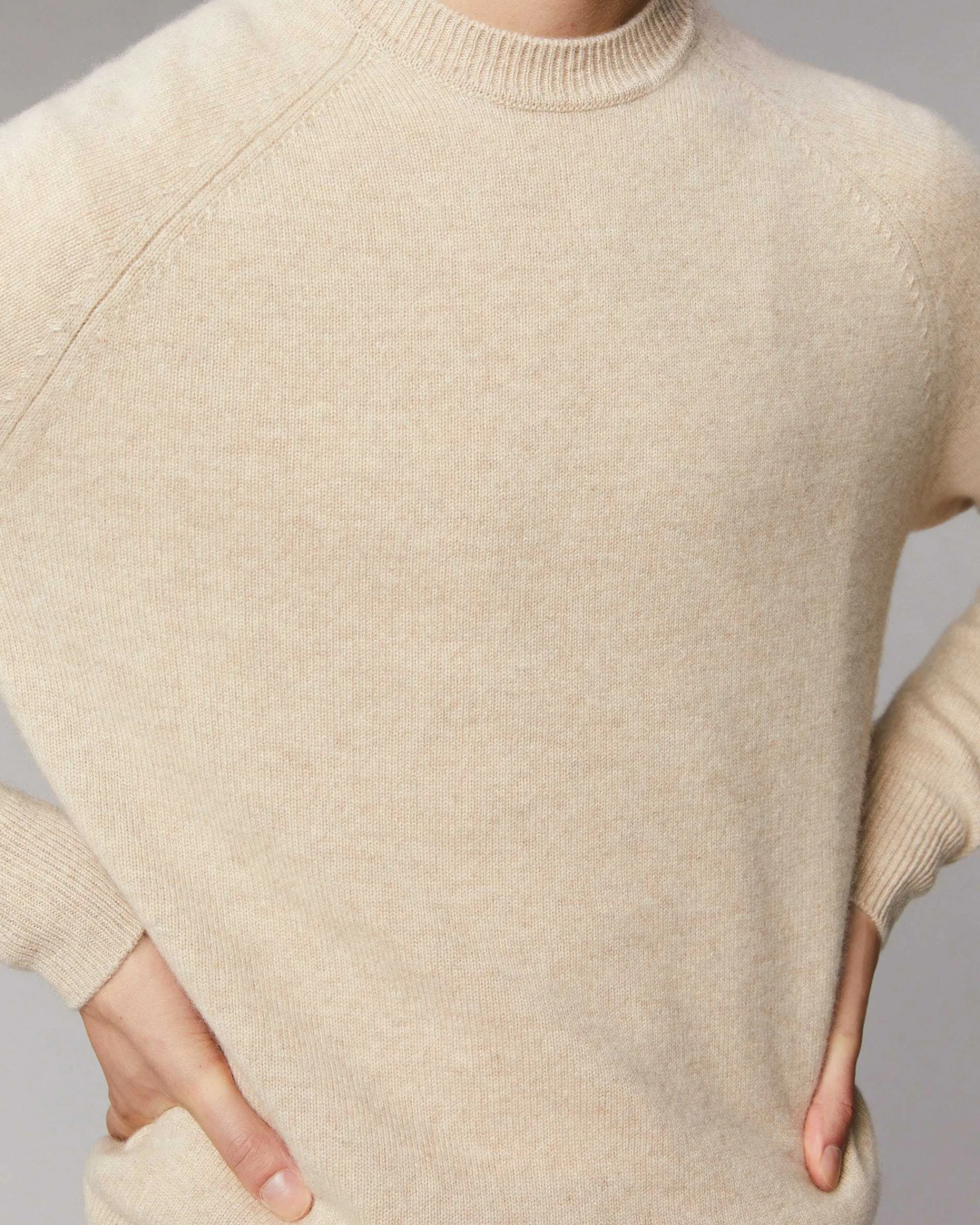 Pull Col Rond Raglan*FROM FUTURE Clearance