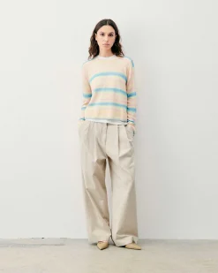 Pull Col Rond Rayures Fondues*FROM FUTURE Sale