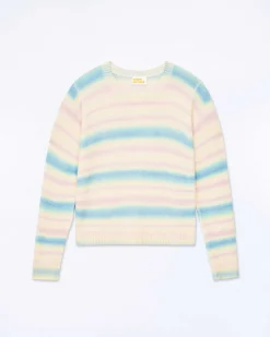 Pull Col Rond Rayures Fondues*FROM FUTURE Sale