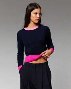 Pull Col Rond Tricolore*FROM FUTURE Outlet